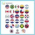 2014 World cup body temporary national flag face tattoo sticker for football fans